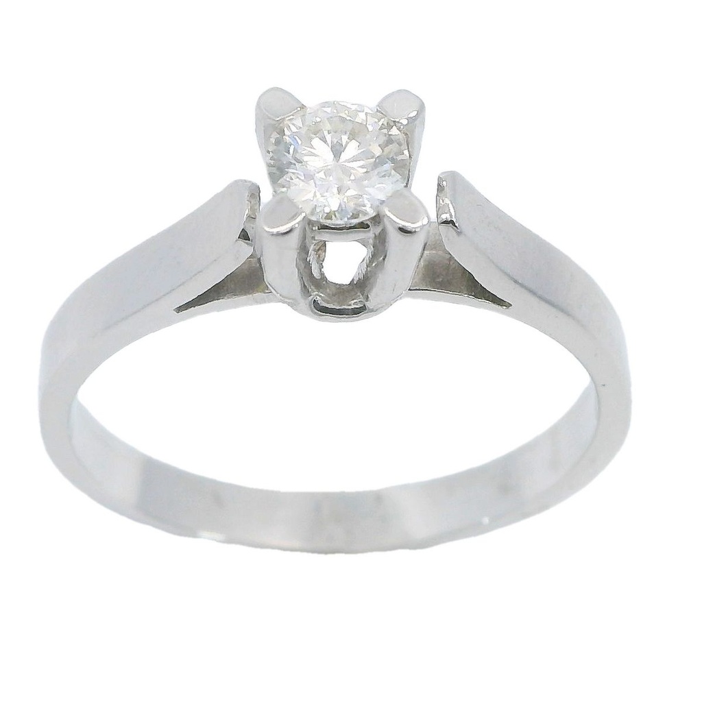 SOLITARIO BRILLANTE  4.0 MM VS-H 0.25 CT