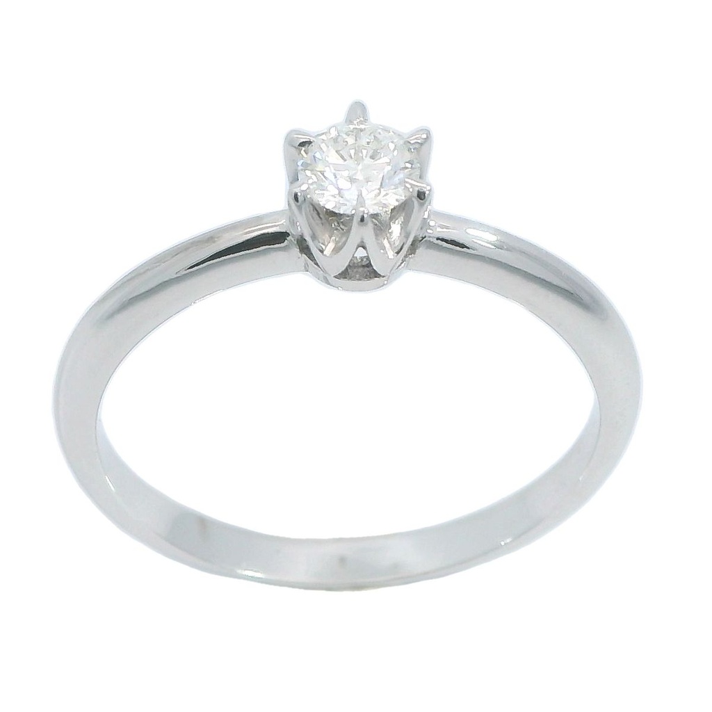 SOLITARIO BRILLANTE 3.5MM VS-H 0.17 CT