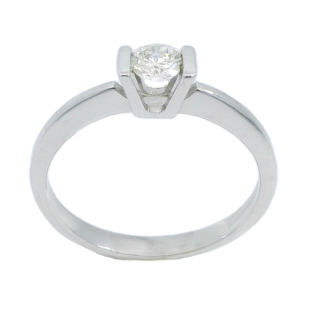 SOLITARIO BRILLANTE 4.0 MM VS-H 0.25 CT