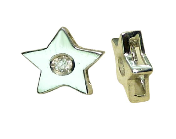 COLGANTE ESTRELLA BRILLANTES DE  2.00MM VS-H 0.03CT