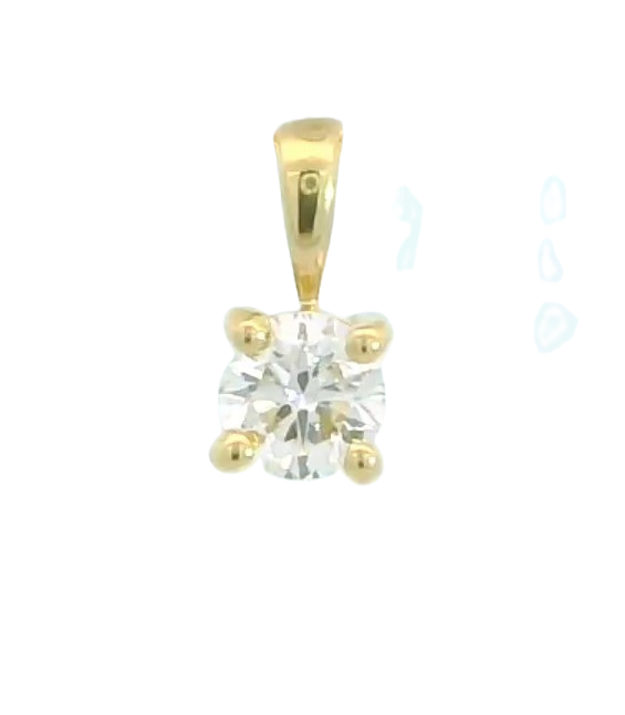 COLGANTE GARRA FUNDICION  3MM.BRILLANTE H-SI 1.  0.05CT