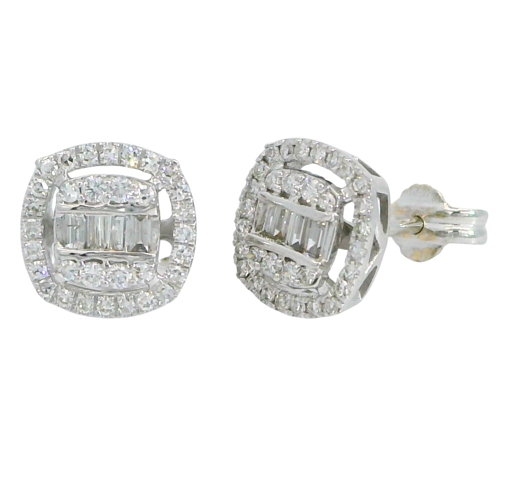 PENDIENTES BRILLANTES Di 48 RD 0.147 DI 8 RD SI H 0.058 CT DI 8 RD SI H 0.08  8SC 0.025 CTS