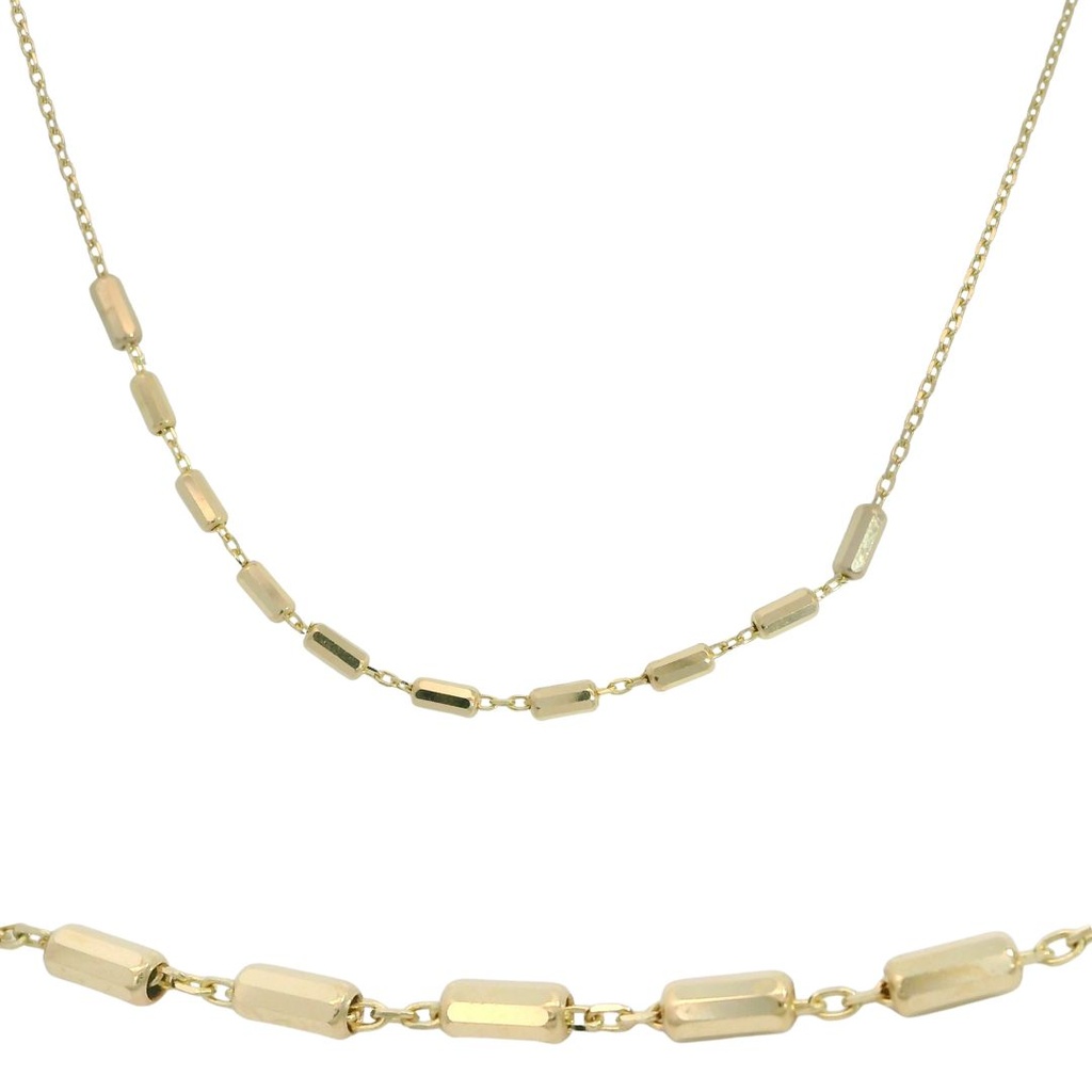 GARGANTILLA  DE TUBOS.CADENA 45CM.