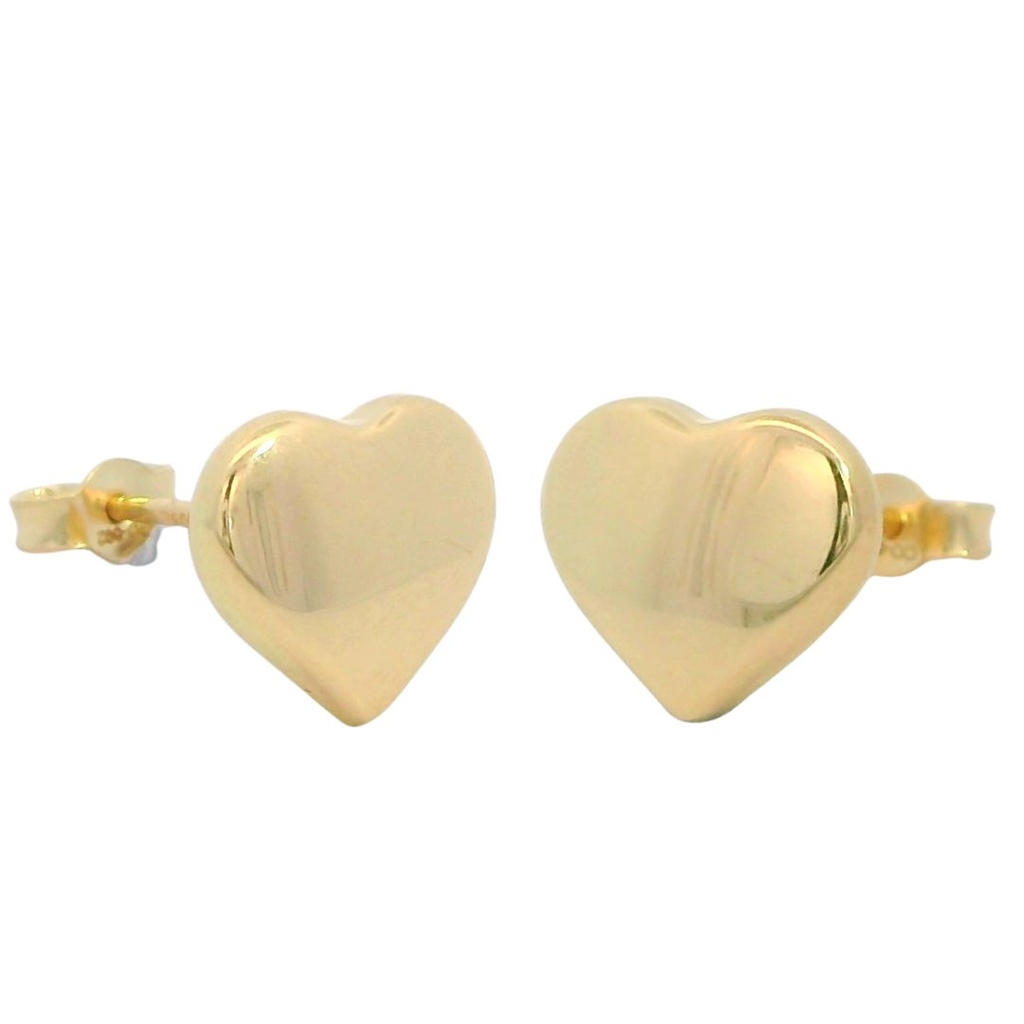 PENDIENTES CORAZON .9MM.PRESION.