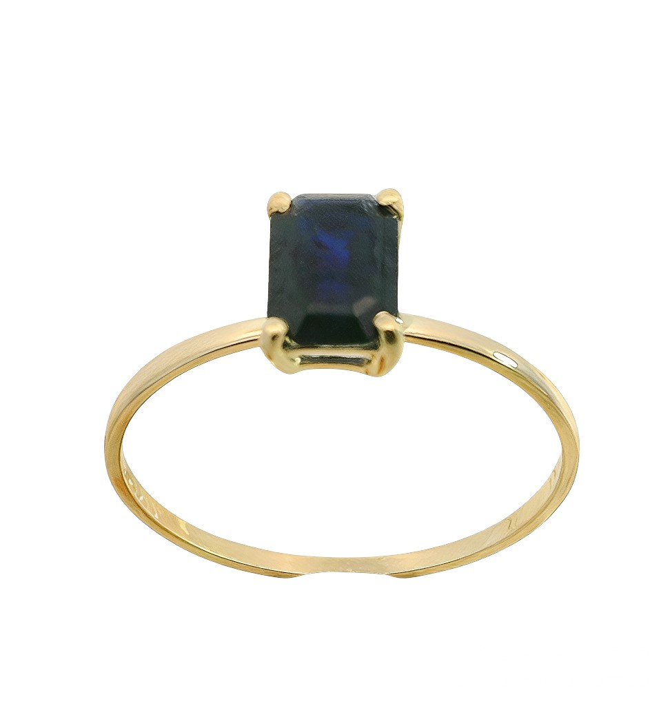 SORTIJA ZAFIRO  7x5MM