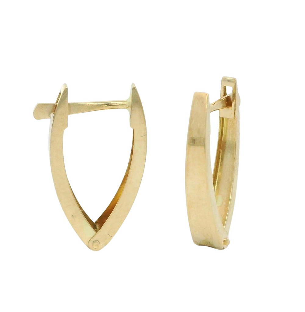 PENDIENTES MEDIO ARO 15x2MM .CATALAN