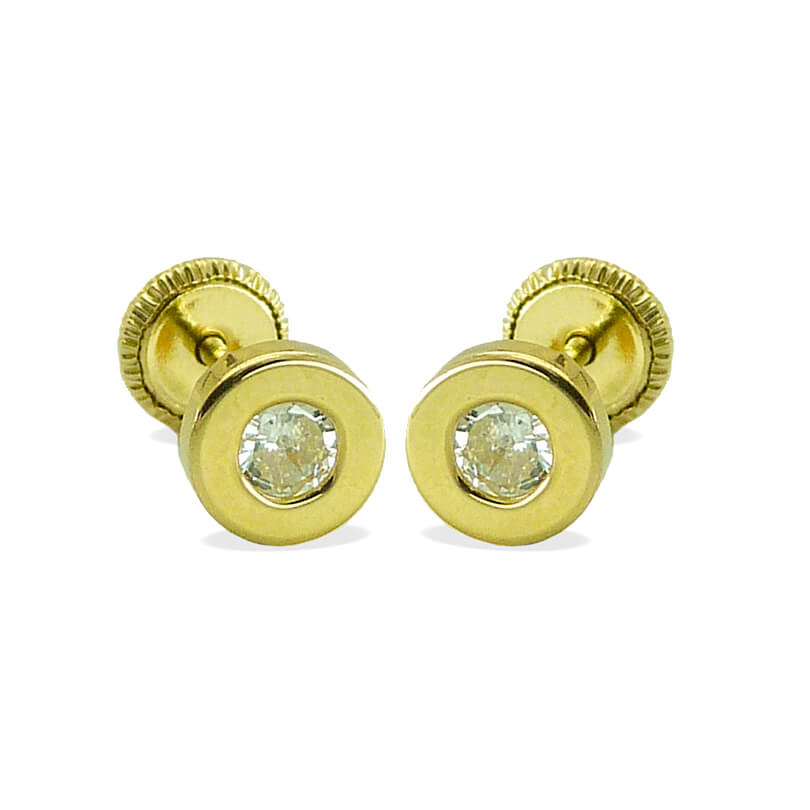 PEND.DONUT PIEDRAS 4MM TORNILLO OA