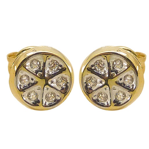 [5317] PEND.REDONDO BICOLOR 6MM PRESION
