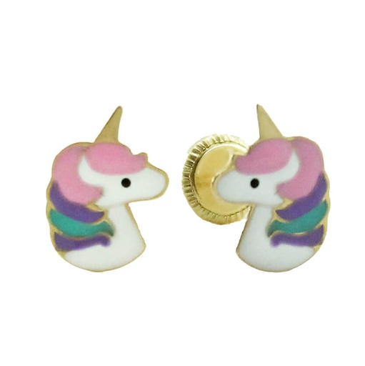 [5800] PEND.UNICORNIO ESMALTE 8MM TORNILLO