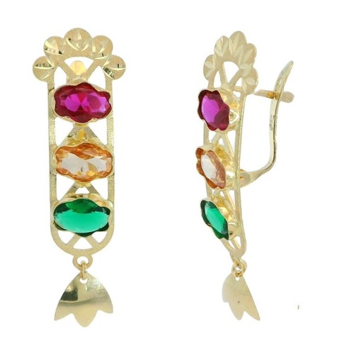 [8562] PENDIENTE SEMAFORO PIEDRA 32*7MM OA