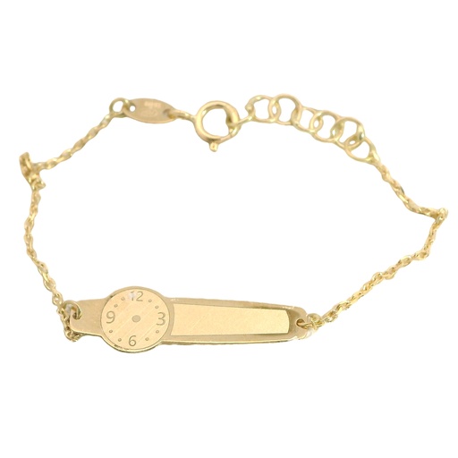 [106] PULSERA ESCLAVA TALLADA BEBE 13.5MM