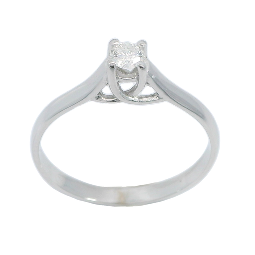 [B4021/11] SOLITARIO BRILLANTE 3.00MM VS-H 0.11 CT