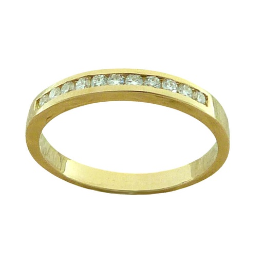 [B4019/30] SORTIJA BRILLANTES 9x2.00MM VS-H 0.30 CT