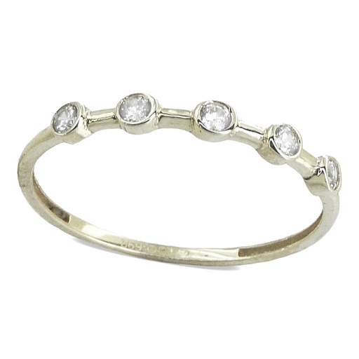 [4024B] SORTIJA PIEDRAS COLOR FUNDIDA