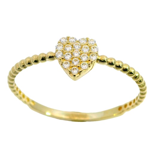 [00017] SORTIJA FUNDIDA CIRCONITAS CORAZON OA