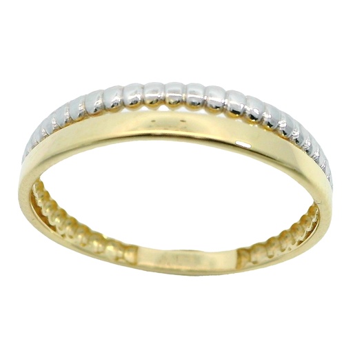 [00063S] SORTIJA BANDA BICOLOR