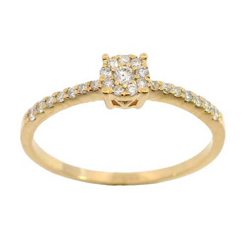 [B4186/0.18] SORTIJA CUAJO BRILLANTES 0.18 CT TW  H-SI