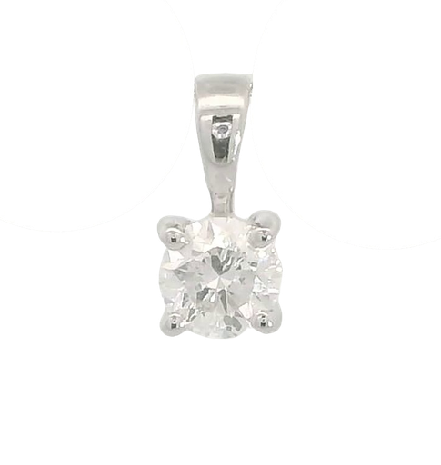 [B4122/C/0.10B] COLGANTE GARRA FUNDICION  3MM.BRILLANTE H-SI 1.  0.10CT