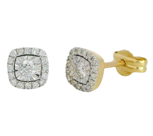 [B4192P/0.21] PENDIENTES BRILLANTES Di 32 RD 0.110 DI 2 RD SI H 0.10 CT