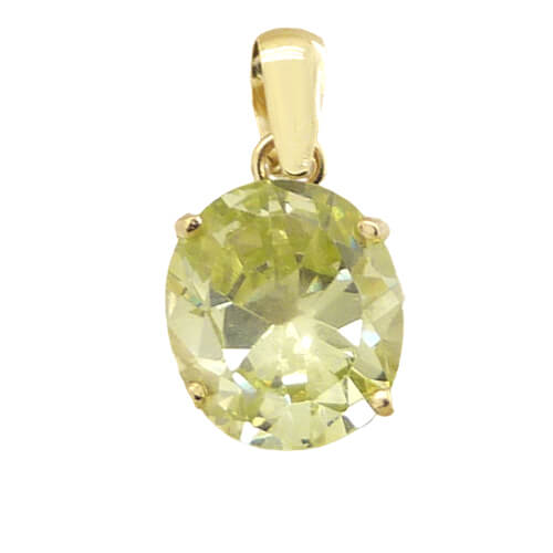 [5046/CT] COLG.OVAL 10*8MM CITRINO