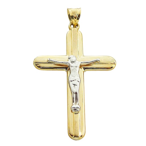 [4948] CRUZ CON CRISTO 47*27MM OA