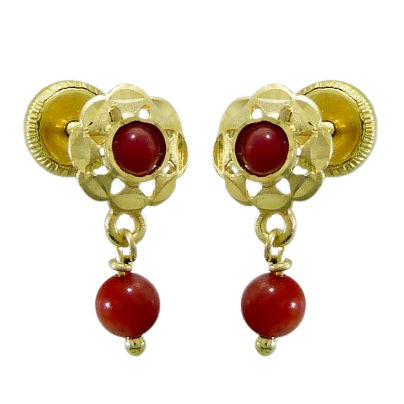 [9680/1C] PEND.CUBANA BOLA CORAL TORNILLO 15MM.